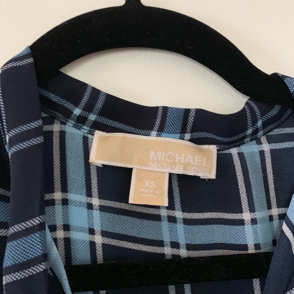 Michael Kors sheer plaid blouse - Picture 4 of 4